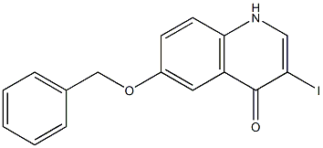6-Benzyloxy-3-iodo-1H-quinolin-4-one Structure