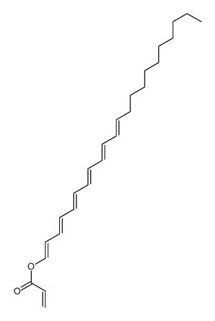 docosa-1,3,5,7,9,11-hexaenyl prop-2-enoate结构式