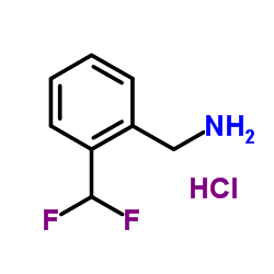 2-Difluoromethyl-Benzylamine Hydrochloride Structure