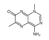 7(1H)-Pteridinone,4-amino-1,6-dimethyl-(7CI,9CI)结构式