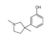 3-(1,3-Dimethyl-3-pyrrolidinyl)phenol Structure