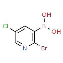 2-Bromo-5-chloropyridine-3-boronic acid picture