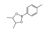 4,5-dimethyl-2-(4-methylphenyl)-1,3,2-dioxaborolane结构式