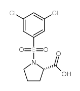 N-(3,5-DICHLOROBENZENESULFONYL)-L-PROLINE structure