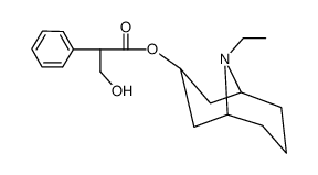 Benzeneacetic acid, a-(hydroxymethyl)-,(3-endo)-9-ethyl-9-azabicyclo[3.3.1]non-3-yl ester结构式