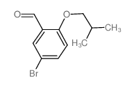 5-BROMO-2-ISOBUTOXYBENZALDEHYDE Structure
