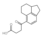 5-Acenaphthylenebutanoicacid, 1,2,6,7,8,8a-hexahydro-g-oxo-结构式