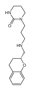 (R)-1-[3-[[(3,4-dihydro-2H-1-benzopyran-2-yl)-methyl]amino]propyl]tetrahydro-2(1H)-pyrimidinone Structure