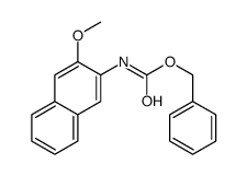 benzyl N-(3-methoxynaphthalen-2-yl)carbamate结构式