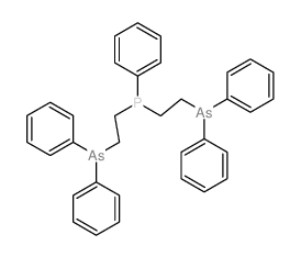 Phosphine,bis[2-(diphenylarsino)ethyl]phenyl-结构式