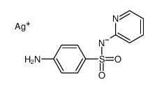 silver,(4-aminophenyl)sulfonyl-pyridin-2-ylazanide结构式