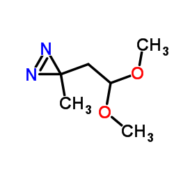 3-(2,2-Dimethoxyethyl)-3-methyl-3H-diazirine structure