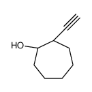 (1R,2S)-2-ethynylcycloheptan-1-ol结构式