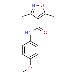 N-(4-METHOXYPHENYL)-3,5-DIMETHYL-4-ISOXAZOLECARBOXAMIDE Structure
