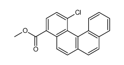 methyl 1-chlorobenzo[c]phenanthrene-4-carboxylate结构式