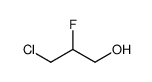 3-chloro-2-fluoropropan-1-ol结构式