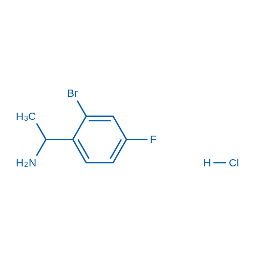 1-(2-Bromo-4-fluorophenyl)ethan-1-amine hydrochloride picture