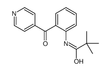 2,2-DIMETHYL-N-[2-(PYRIDINE-4-CARBONYL)-PHENYL]-PROPIONAMIDE结构式
