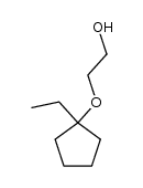 2-((1-ethylcyclopentyl)oxy)ethanol结构式