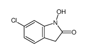 6-chloro-1-hydroxy-3H-indol-2-one结构式