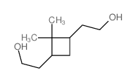 1,3-Cyclobutanediethanol,2,2-dimethyl- Structure