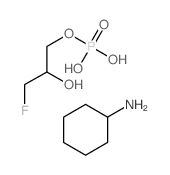 DL-1-Deoxyfluoroglycerol 3-phosphate dicyclohexylammonium salt Structure