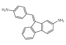 9H-Fluoren-2-amine,9-[(4-aminophenyl)methylene]- Structure