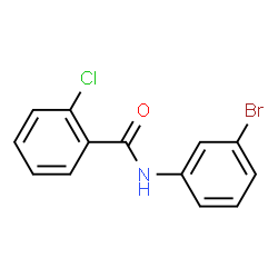 N-(3-Bromophenyl)-2-chlorobenzamide结构式