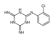 2-N-(2-chlorophenyl)-1,3,5-triazine-2,4,6-triamine Structure