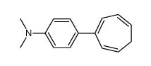 4-cyclohepta-1,3,6-trien-1-yl-N,N-dimethylaniline Structure