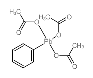 Plumbane,tris(acetyloxy)phenyl- structure