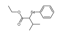 ethyl 3-methyl-2-phenylselanylbutanoate Structure