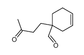 (Butanon-3')yl-1-cyclohexen-3-carboxaldehyd Structure