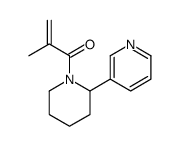 2-methyl-1-(2-pyridin-3-ylpiperidin-1-yl)prop-2-en-1-one结构式
