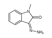 3-HYDRAZONO-1-METHYL-1,3-DIHYDRO-INDOL-2-ONE结构式