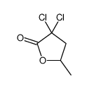 3,3-dichlorodihydro-5-methylfuran-2(3H)-one结构式