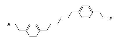 1,6-Bis-(4-β-bromethylphenyl)-hexan结构式
