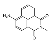 6-Amino-2-methyl-1H-benz[de]isoquinoline-1,3(2H)-dione结构式