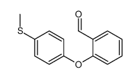 2-[4-(METHYLSULFANYL)PHENOXY]BENZALDEHYDE picture