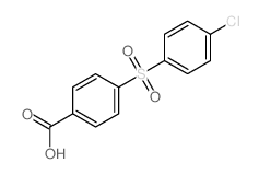 4-(4-chlorophenyl)sulfonylbenzoic acid Structure