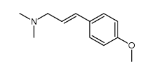 1-(dimethylamino)-3-(p-methoxyphenyl)-2-propene结构式