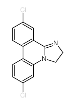 6,11-dichloro-2,3-dihydroimidazo[1,2-f]phenanthridine结构式