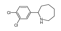2-(3,4-Dichlorophenyl)azepane结构式