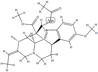 (16R)-17-Acetyloxy-10-methoxyakuammilan-16-carboxylic acid methyl ester picture