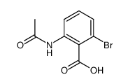 2-acetamido-6-bromobenzoic acid结构式