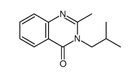 3-isobutyl-2-methyl-3H-quinazolin-4-one Structure