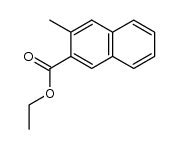 ethyl 3-methyl-2-naphthalenecarboxylate结构式