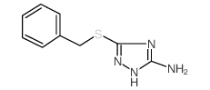 3-(Benzylsulfanyl)-1H-1,2,4-triazol-5-ylamine structure