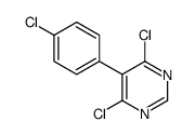 4,6-dichloro-5-(4-chlorophenyl)-pyrimidine Structure