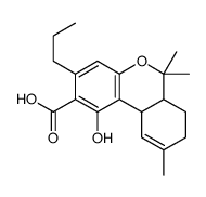 (6aR,10aR)-1-hydroxy-6,6,9-trimethyl-3-propyl-6a,7,8,10a-tetrahydrobenzo[c]chromene-2-carboxylic acid Structure